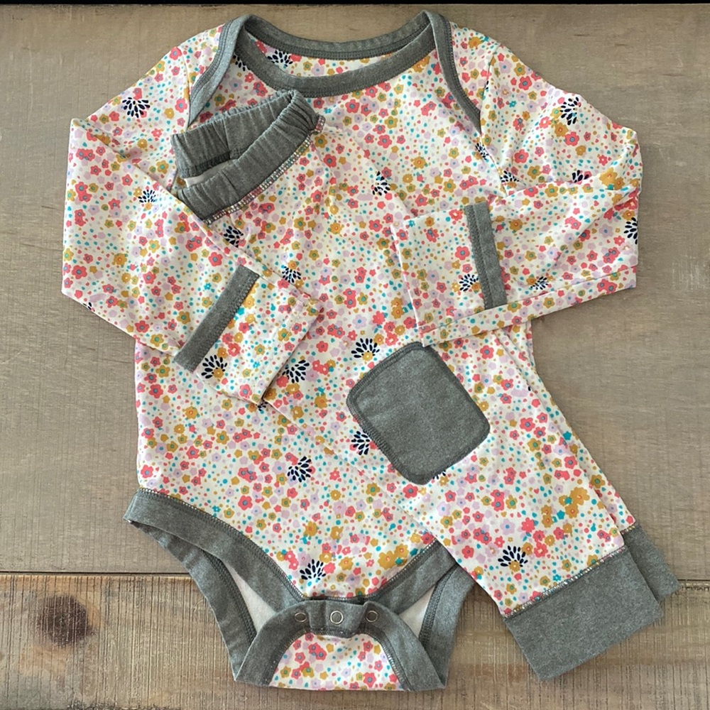 Baby Girl Patagonia Capilene Set